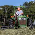 baling hay time at Scurlock Farms Vacation Rentals Georgetown TX (Austin)