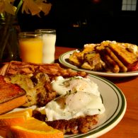 Swinging with a view of Mt Monadnock