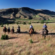 Riding the ranch
