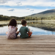 East Hill Farm Main Inn in the spring